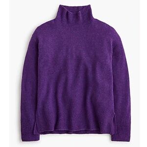 J. Crew 2025 Women’s Oversized Mockneck Extra-Soft Yarn Pullover Sweater Size S